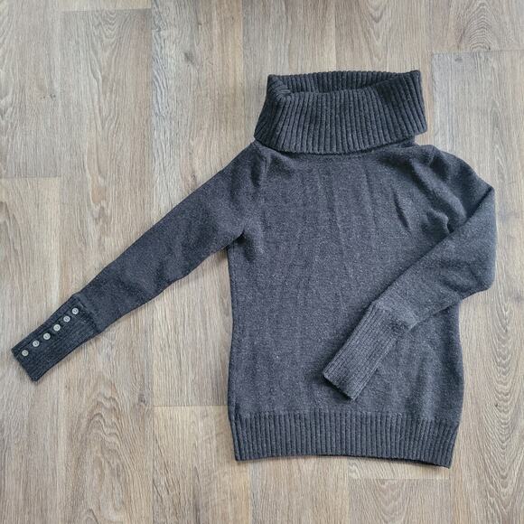 David Brooks Italian Merino Wool Cowl Neck Sweater Size Small - Picture 1 of 6